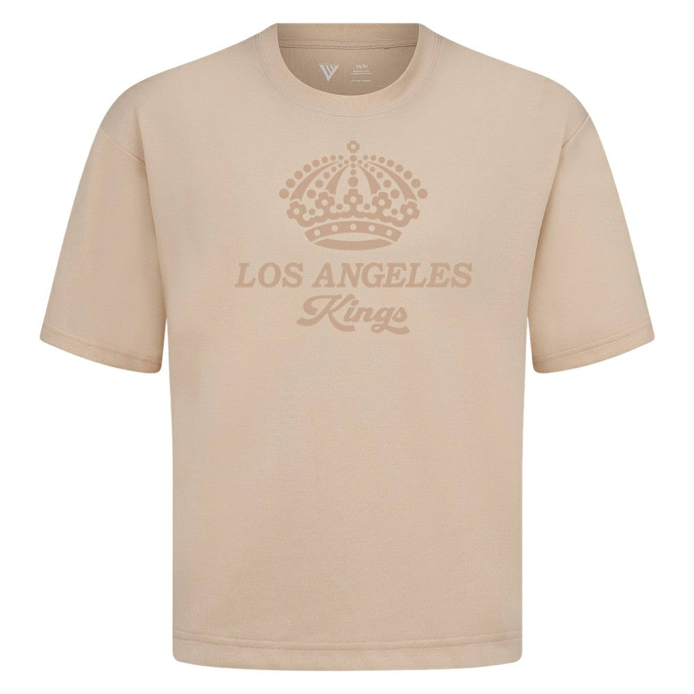 Los Angeles Kings Levelwear Shadow Surge Luxe Signature Knit T-Shirt - Khaki T-shirts