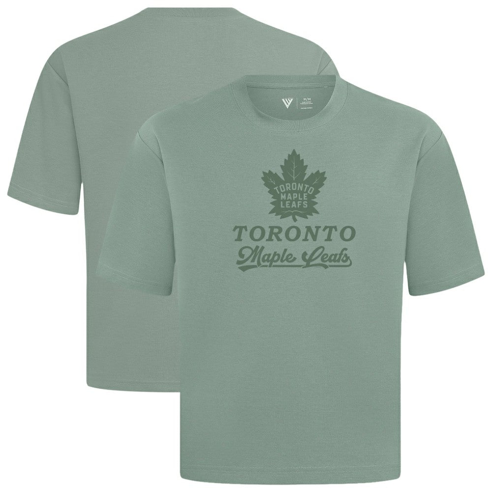 Toronto Maple Leafs Levelwear Shadow Surge Luxe Signature Knit T-Shirt - Green T-shirts