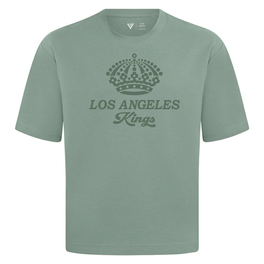 Los Angeles Kings Levelwear Shadow Surge Luxe Signature Knit T-Shirt - Green T-shirts