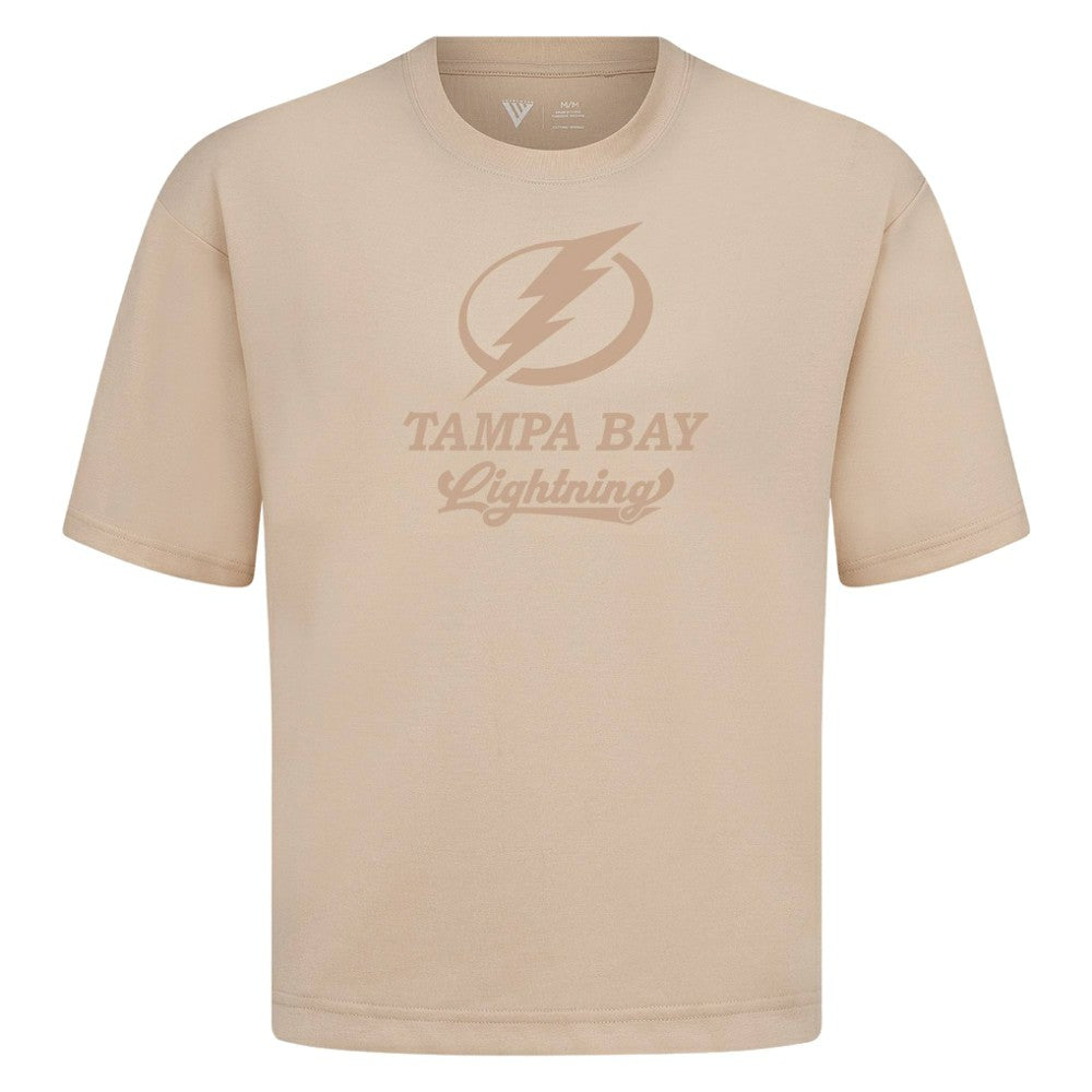 Tampa Bay Lightning Levelwear Shadow Surge Luxe Signature Knit T-Shirt - Khaki T-shirts
