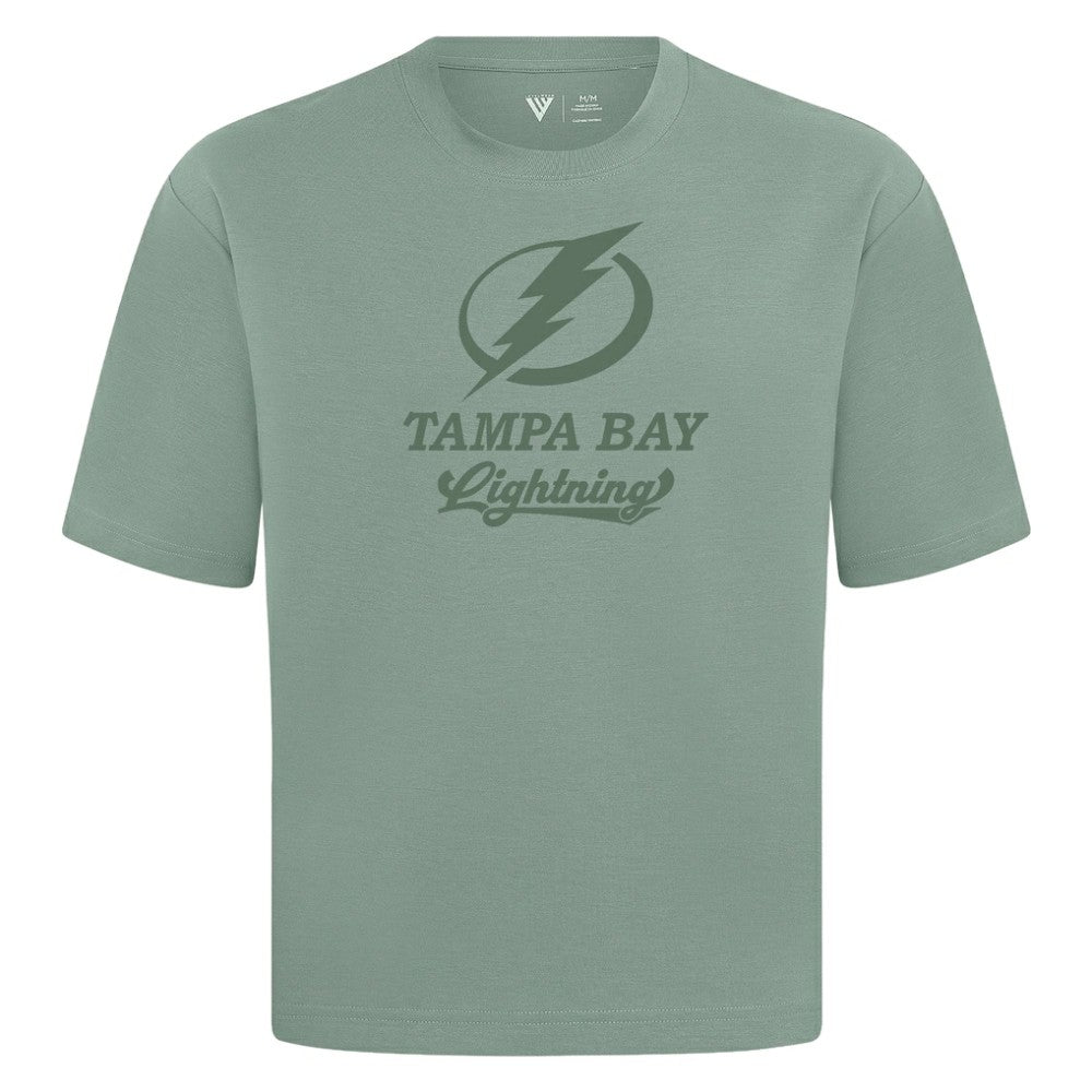 Tampa Bay Lightning Levelwear Shadow Surge Luxe Signature Knit T-Shirt - Green T-shirts