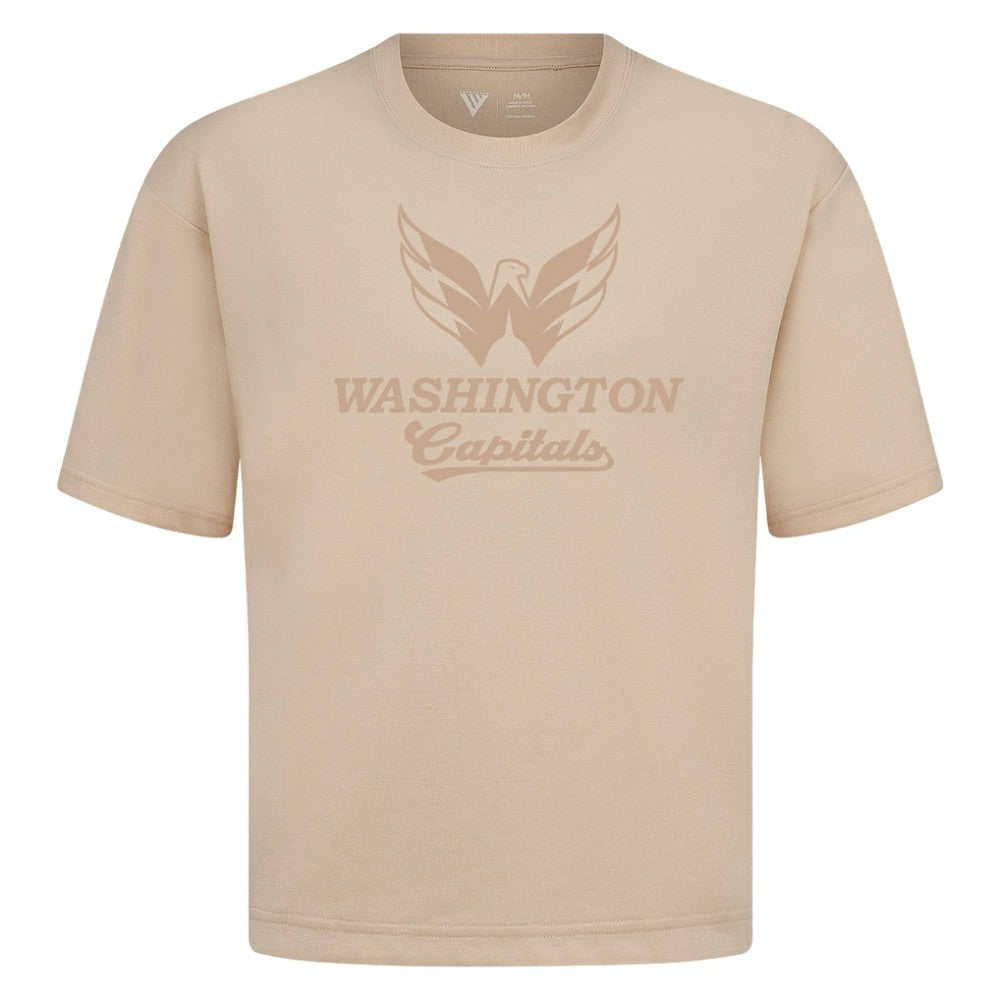 Washington Capitals Levelwear Shadow Surge Luxe Signature Knit T-Shirt - Khaki T-shirts
