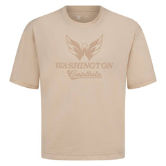 Washington Capitals Levelwear Shadow Surge Luxe Signature Knit T-Shirt - Khaki T-shirts