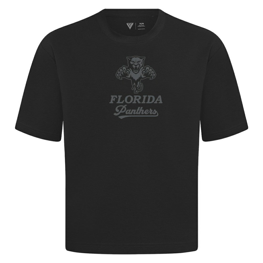 Florida Panthers Levelwear Shadow Surge Luxe Signature Knit T-Shirt - Black T-shirts