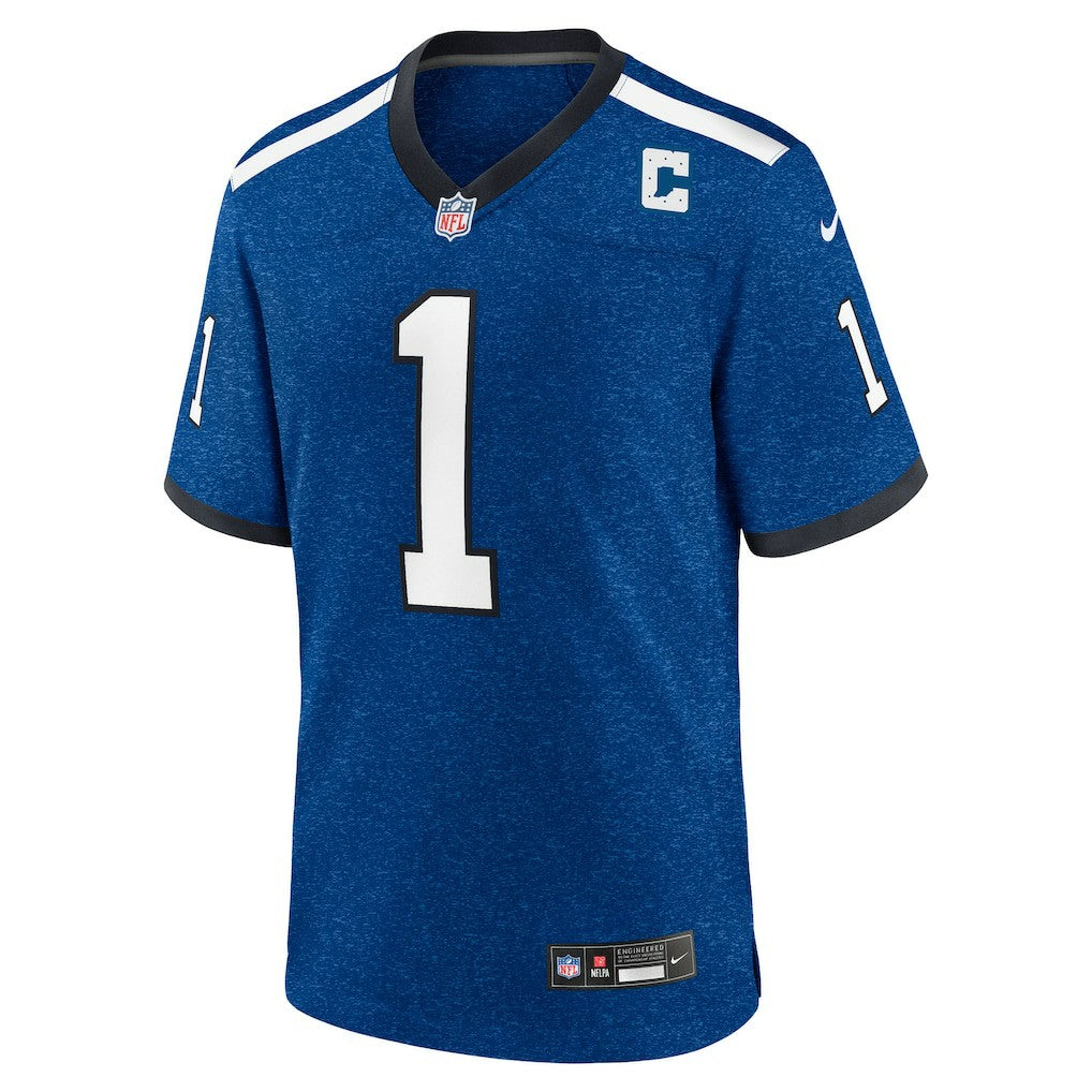 Ahmad Sauce Gardner Indianapolis Colts Alternate 2 Indiana Nights Game Jersey - Heather Royal for sale