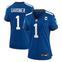 Ahmad Sauce Gardner Indianapolis Colts Women's Alternate 2 Indiana Nights Game Jersey - Heather Royal discount
