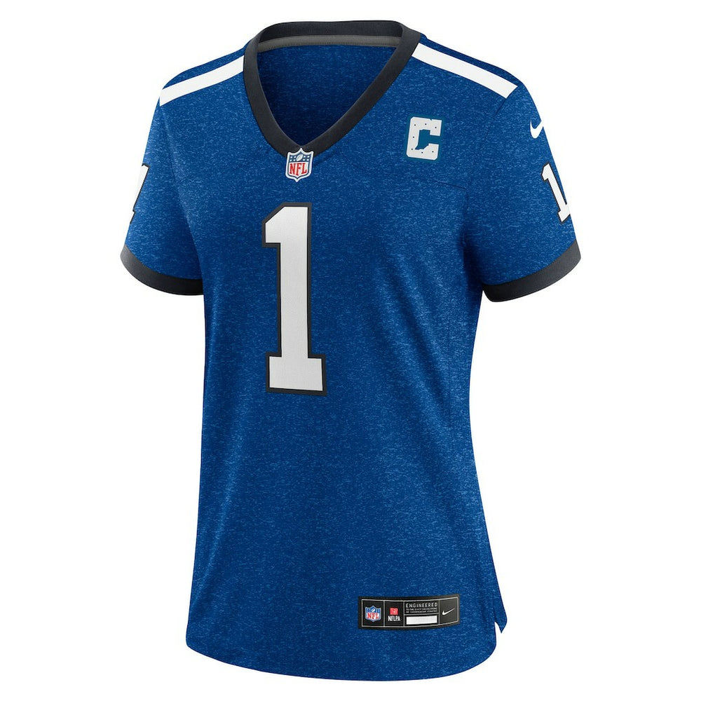 Ahmad Sauce Gardner Indianapolis Colts Women's Alternate 2 Indiana Nights Game Jersey - Heather Royal discount