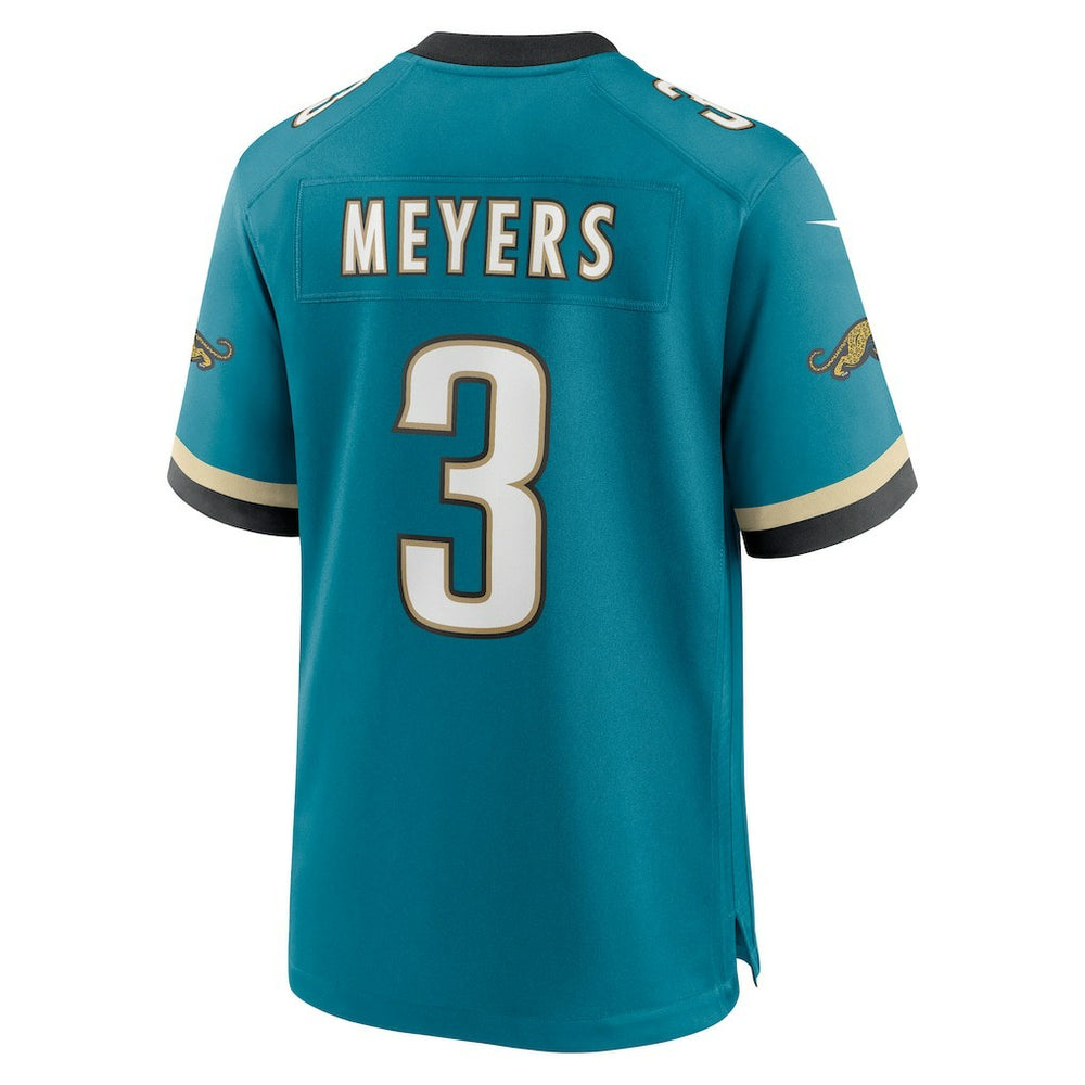 Jakobi Meyers Jacksonville Jaguars Alternate 2 Prowler Throwback Game Jersey - Teal for sale
