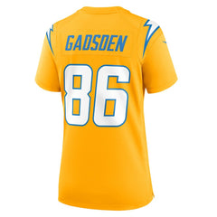 Oronde Gadsden Los Angeles Chargers Women's Alternate Charger Power Game Jersey - Gold on sale