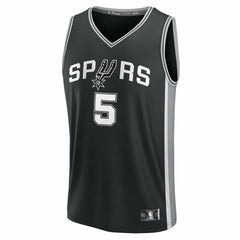 Stephon Castle San Antonio Spurs Fast Break Replica Jersey - Black - Icon Edition online