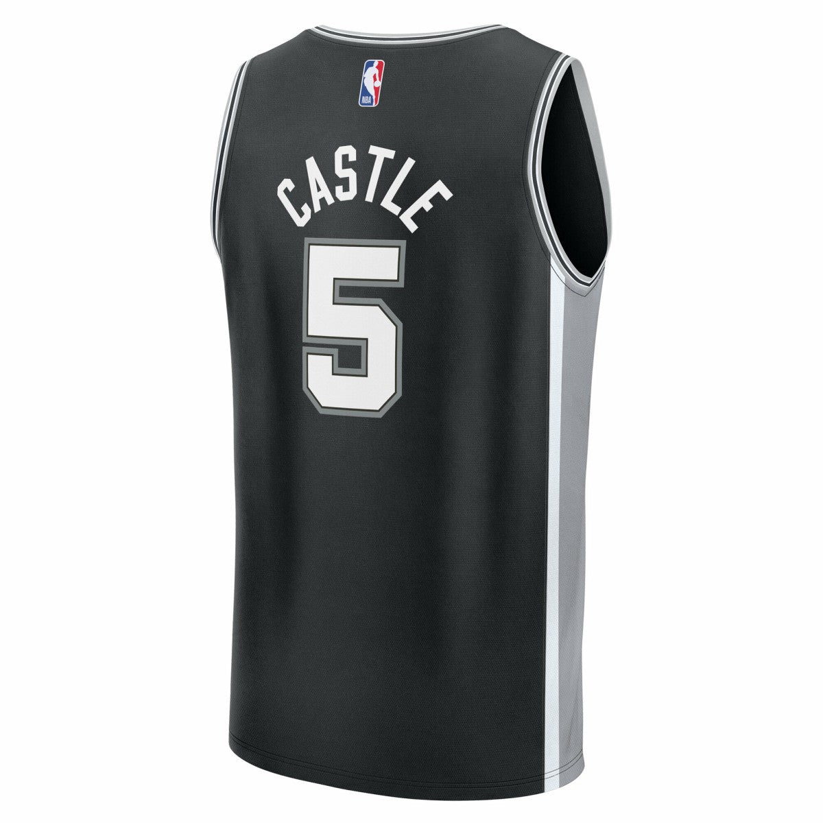 Stephon Castle San Antonio Spurs Fast Break Replica Jersey - Black - Icon Edition online