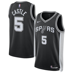 Stephon Castle San Antonio Spurs Unisex Swingman Jersey - Icon Edition - Black shop