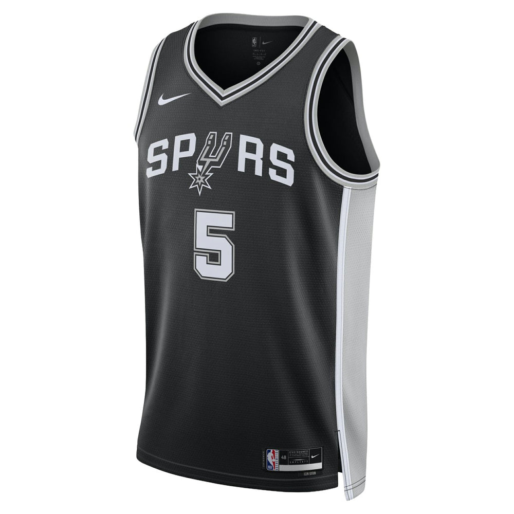 Stephon Castle San Antonio Spurs Unisex Swingman Jersey - Icon Edition - Black shop