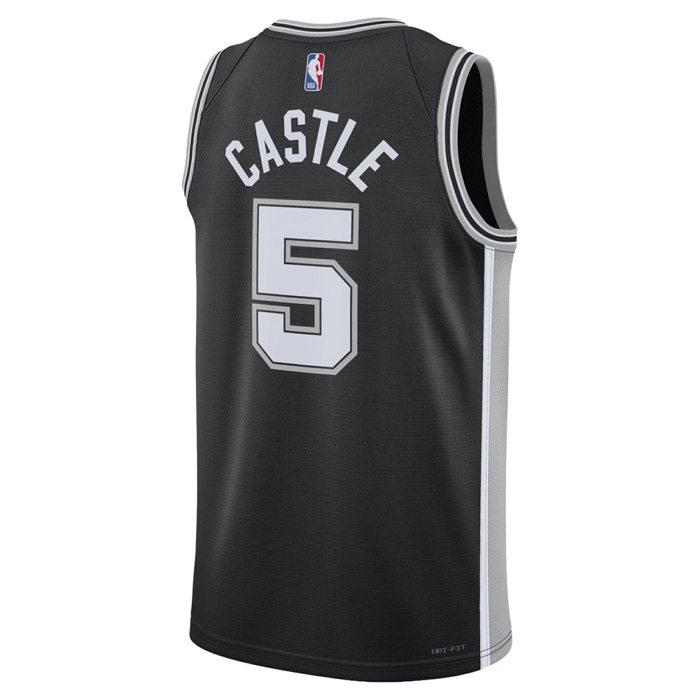 Stephon Castle San Antonio Spurs Unisex Swingman Jersey - Icon Edition - Black shop