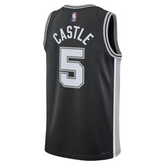 Stephon Castle San Antonio Spurs Unisex Swingman Jersey - Icon Edition - Black shop