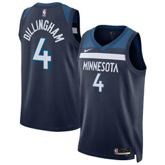 Rob Dillingham Minnesota Timberwolves Unisex Swingman Jersey - Icon Edition - Navy outlet