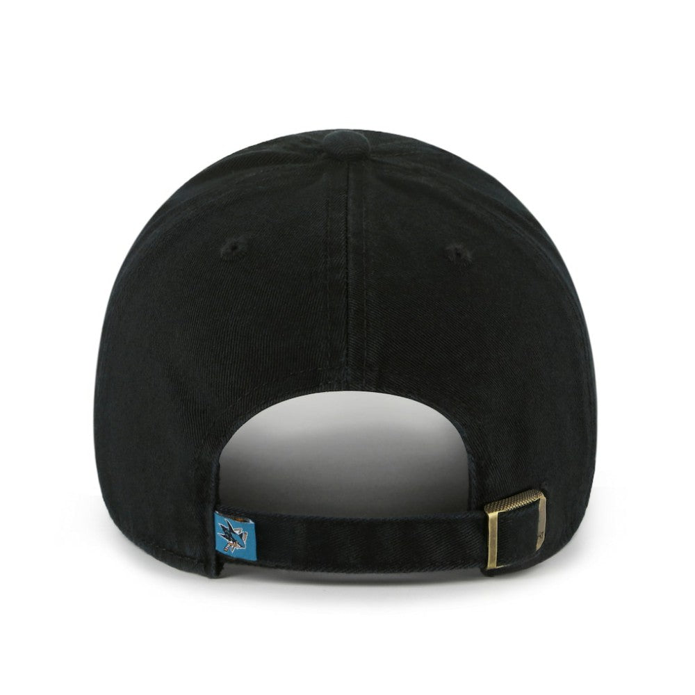 San Jose Sharks '47 Logo Clean Up Adjustable Hat - Black Hats