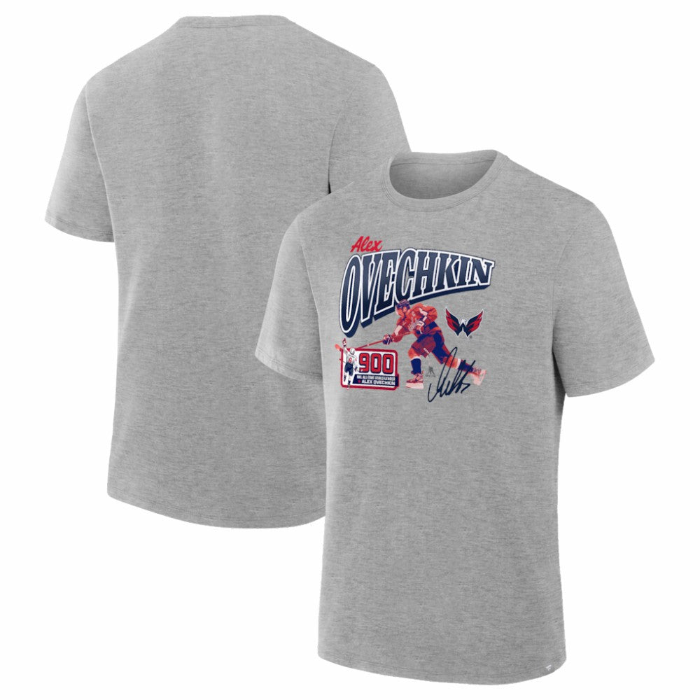 Alexander Ovechkin Washington Capitals 900th Career Goal Legacy T-Shirt - Gray T-shirts