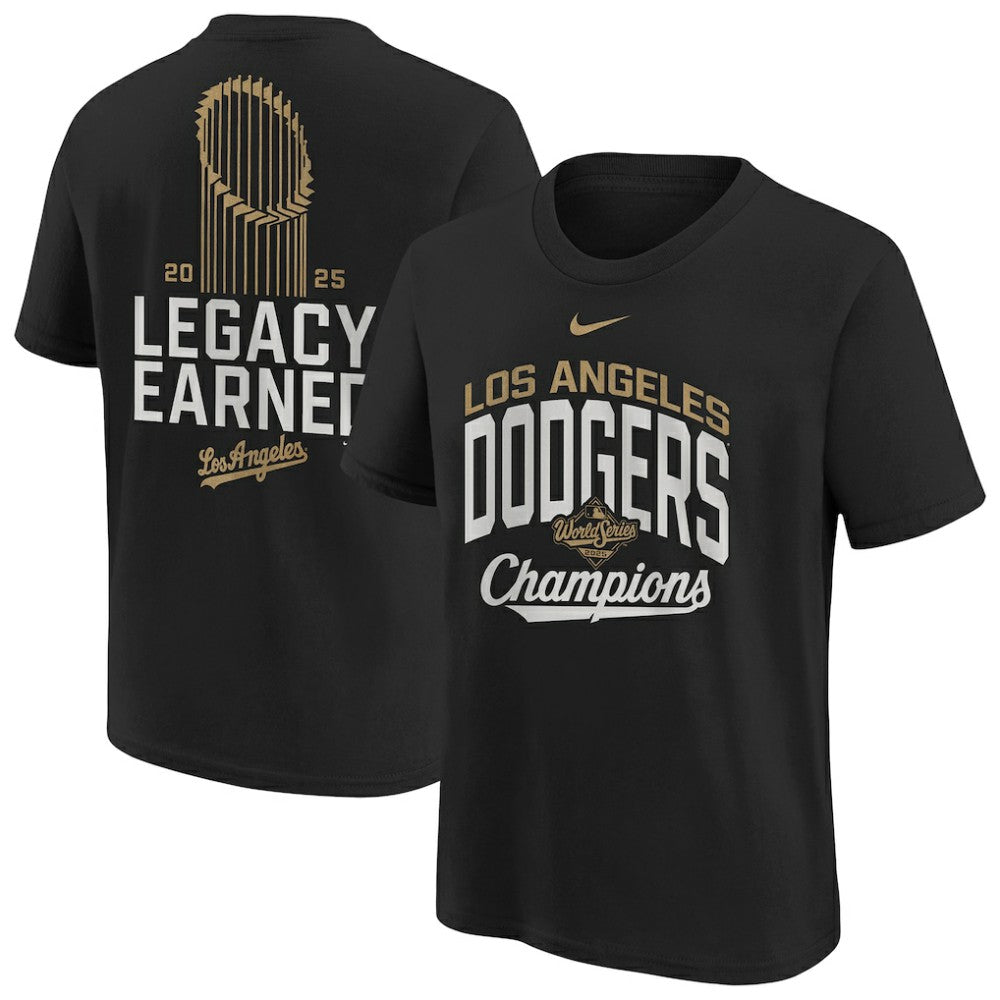 Los Angeles Dodgers Youth 2026 Gold Collection Legacy Earned T-Shirt Black