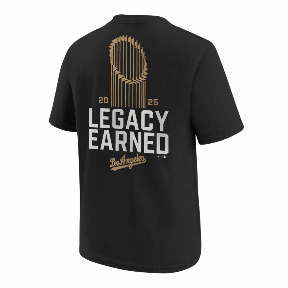 Los Angeles Dodgers Youth 2026 Gold Collection Legacy Earned T-Shirt Black