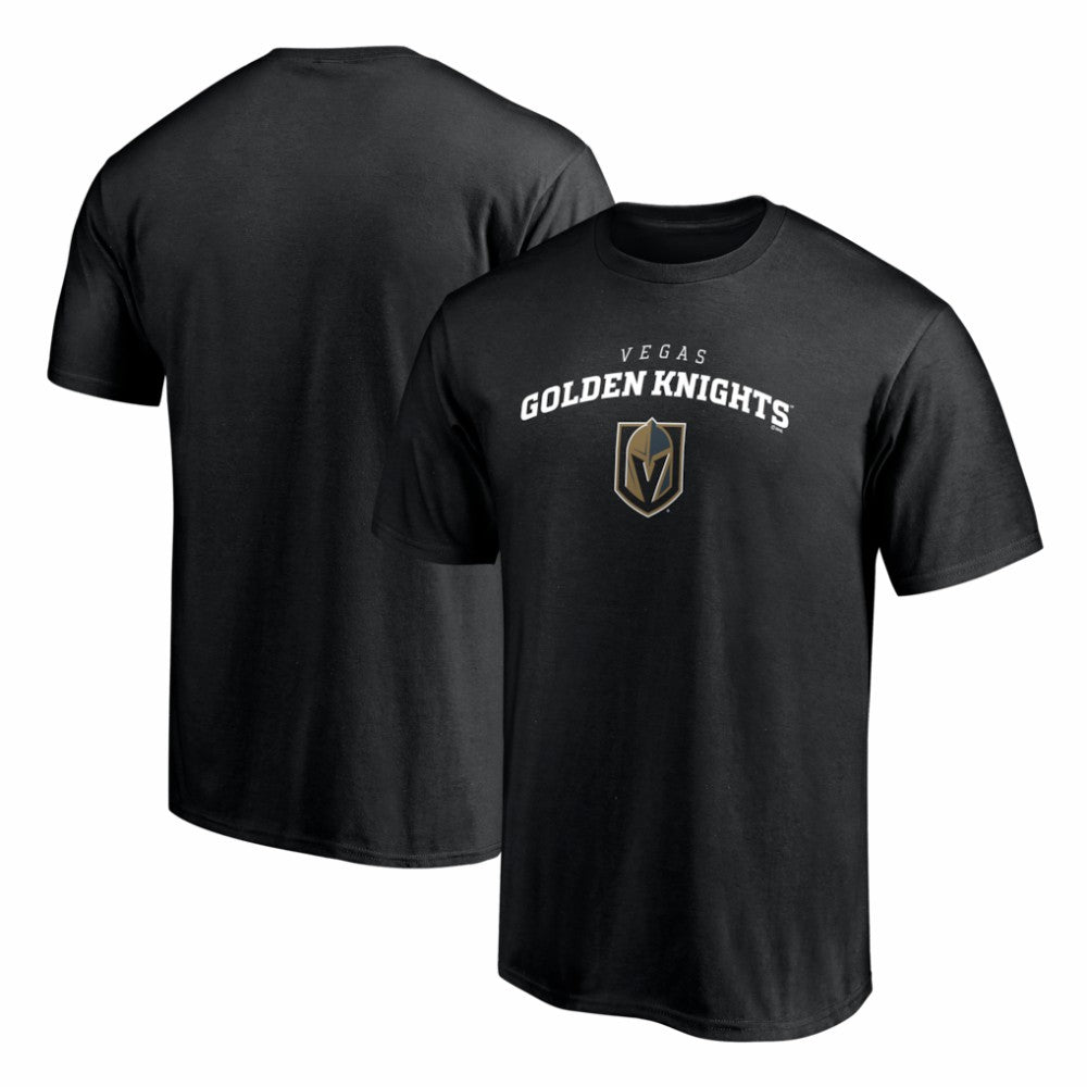 Vegas Golden Knights Team Lockup T-Shirt - Black T-shirts