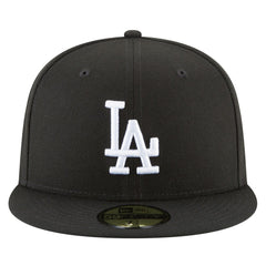 Los Angeles Dodgers 2024/25 Back-to-Back Champions Diamond Side Patch 59FIFTY Fitted Hat Black