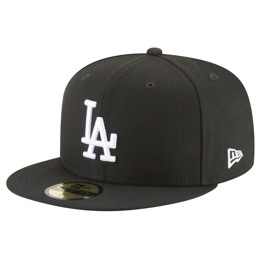 Los Angeles Dodgers 2024/25 Back-to-Back Champions Diamond Side Patch 59FIFTY Fitted Hat Black