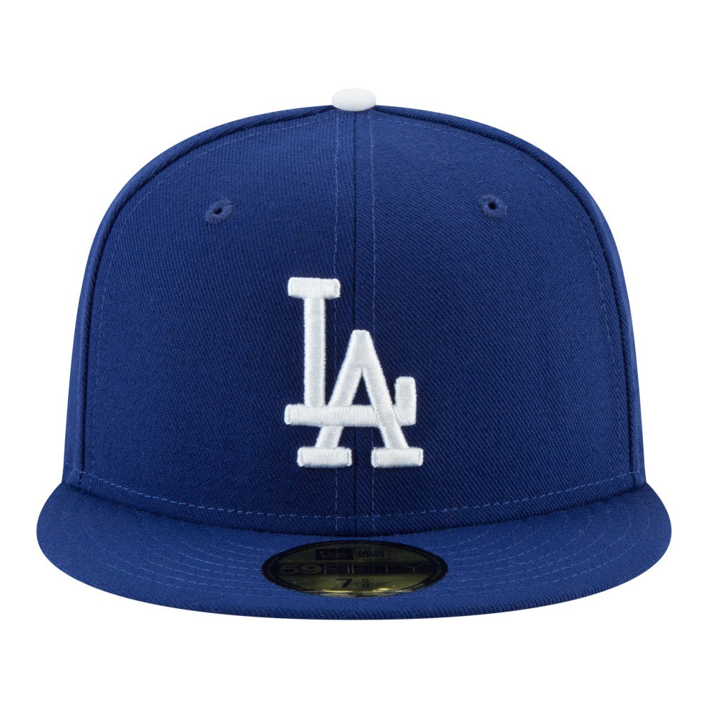 Los Angeles Dodgers Back-to-Back Champions Diamond Side Patch 59FIFTY Fitted Hat Royal