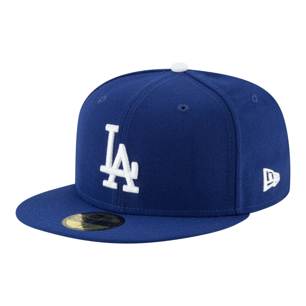 Los Angeles Dodgers Back-to-Back Champions Diamond Side Patch 59FIFTY Fitted Hat Royal