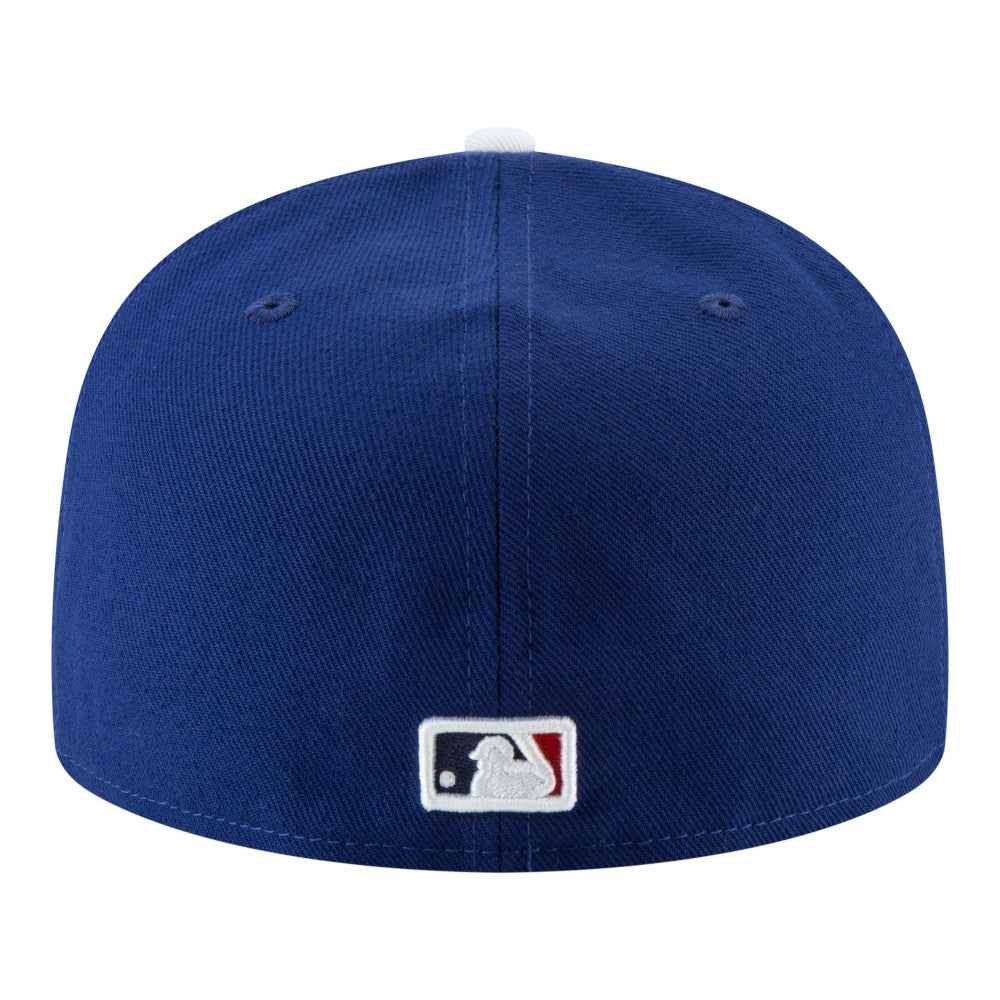 Los Angeles Dodgers Back-to-Back Champions Diamond Side Patch 59FIFTY Fitted Hat Royal