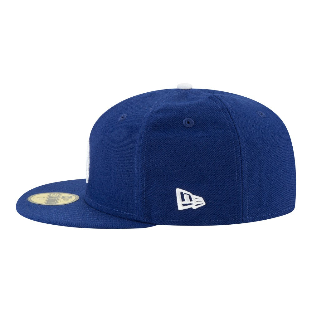Los Angeles Dodgers Back-to-Back Champions Diamond Side Patch 59FIFTY Fitted Hat Royal