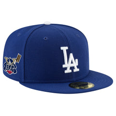 Los Angeles Dodgers 2025 Champions Samurai Side Patch 59FIFTY Fitted Hat Royal