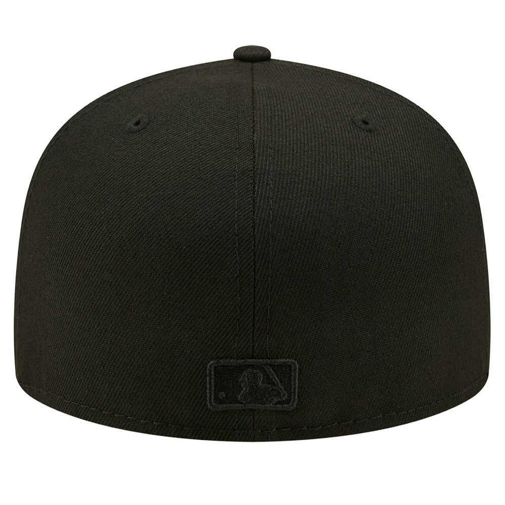 Los Angeles Dodgers 2024/25 Back to Back Champions Circle Side Patch Fitted 59FIFTY Hat Black