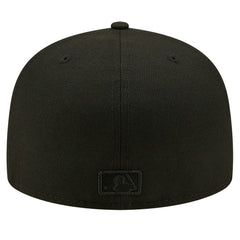 Los Angeles Dodgers 2024/25 Back to Back Champions Circle Side Patch Fitted 59FIFTY Hat Black