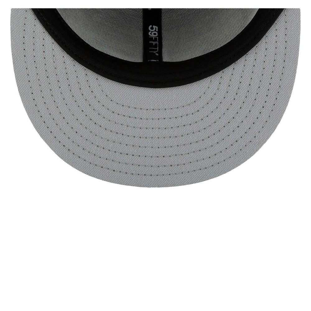 Los Angeles Dodgers 2024/25 Back to Back Champions Circle Side Patch Fitted 59FIFTY Hat Black