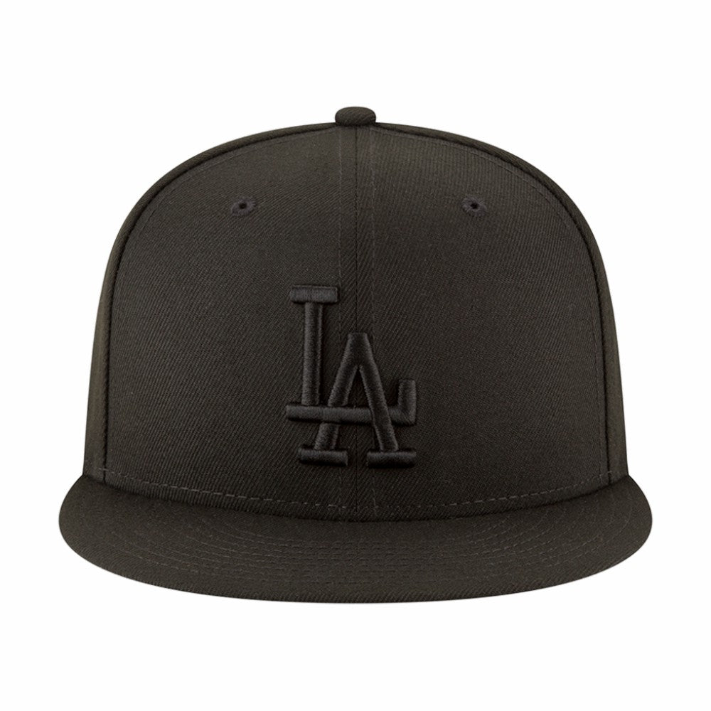 Los Angeles Dodgers 2024/25 Back-to-Back Champions Circle Side Patch 9FIFTY Snapback Hat Black