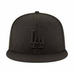 Los Angeles Dodgers 2024/25 Back-to-Back Champions Circle Side Patch 9FIFTY Snapback Hat Black