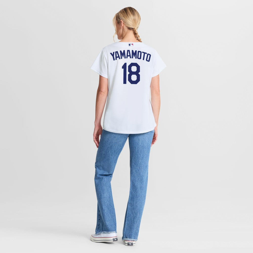 Yoshinobu Yamamoto Los Angeles Dodgers Women's Replica Jersey White