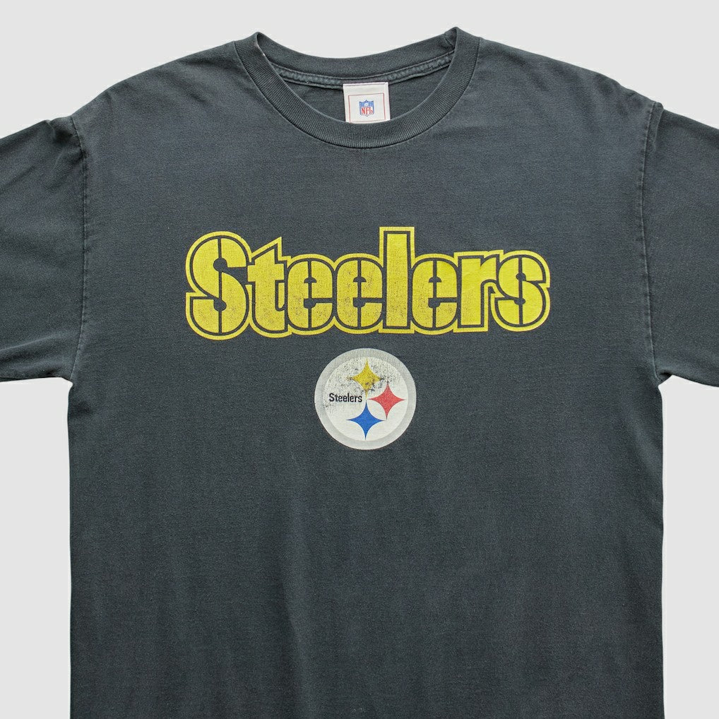 Pittsburgh Steelers NFL 2000s Long Sleeve T-shirt - Black Vintage cheap