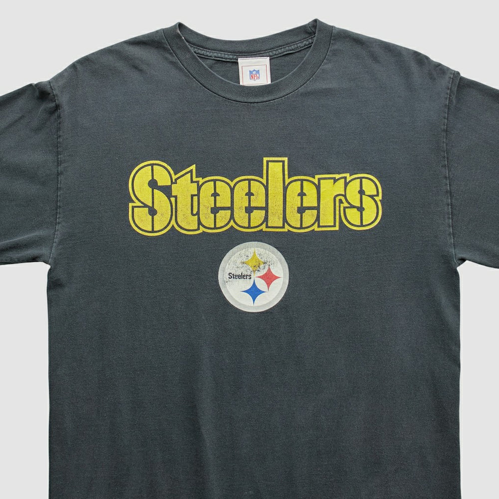 Pittsburgh Steelers NFL 2000s Long Sleeve T-shirt - Black Vintage cheap