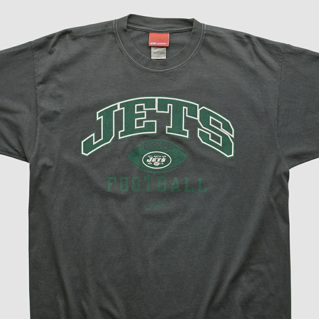 New York Jets Reebok 2000s T-shirt - Charcoal Vintage online