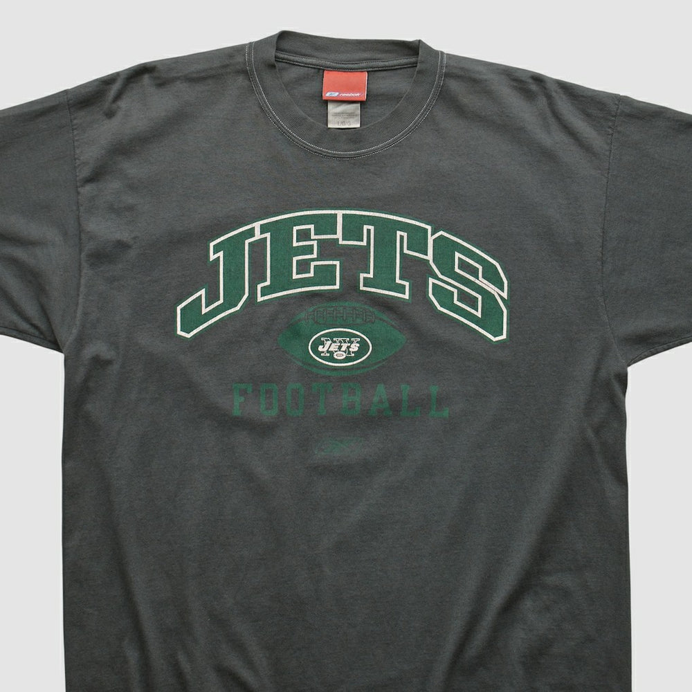 New York Jets Reebok 2000s T-shirt - Charcoal Vintage online