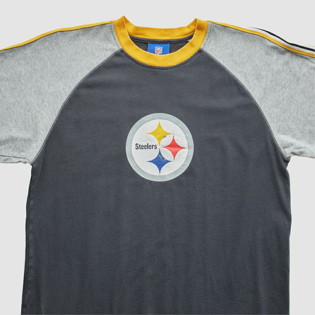 Pittsburgh Steelers 2000s T-shirt - Charcoal Vintage outlet