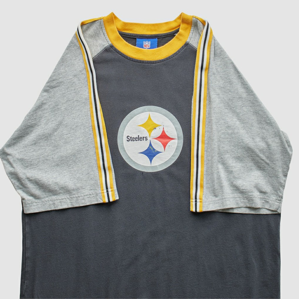 Pittsburgh Steelers 2000s T-shirt - Charcoal Vintage outlet
