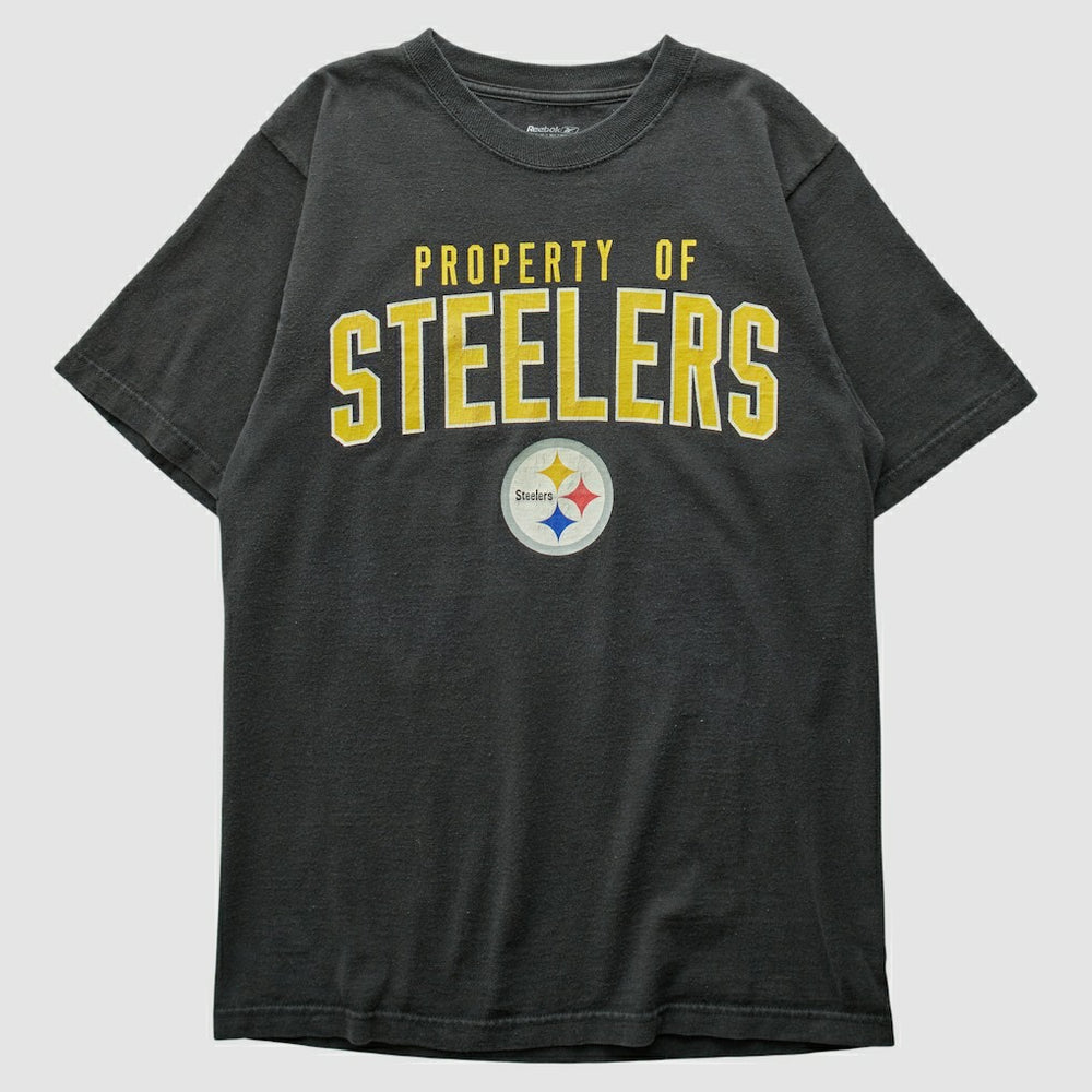 Pittsburgh Steelers Reebok 2010s T-shirt - Black Vintage sale