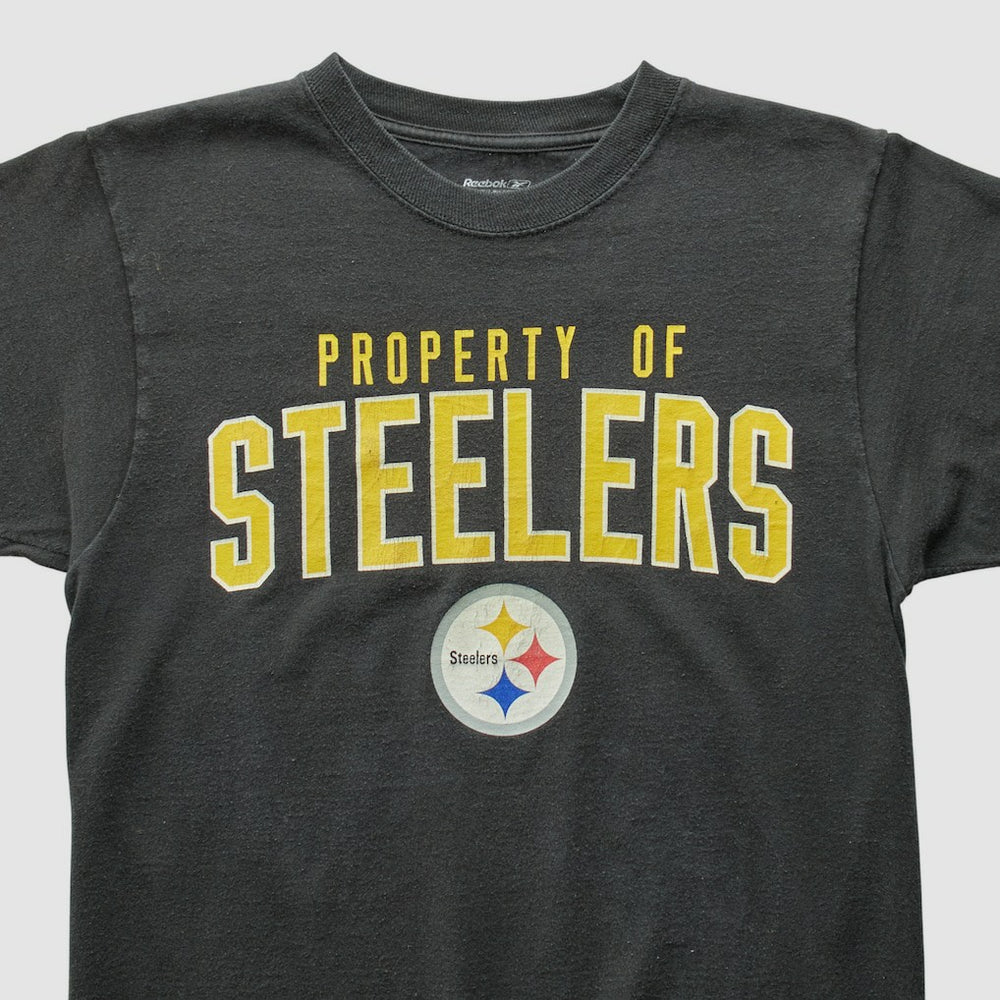 Pittsburgh Steelers Reebok 2010s T-shirt - Black Vintage sale