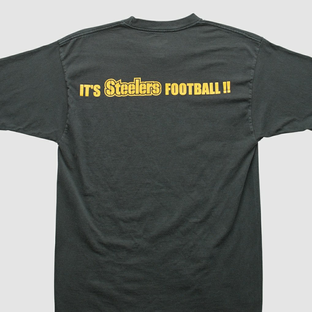 Pittsburgh Steelers Reebok 2000s T-shirt - Black Vintage cheap