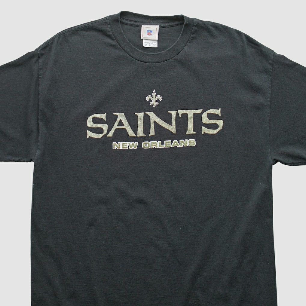 New Orleans Saints NFL 2000s T-shirt - Black Vintage for sale
