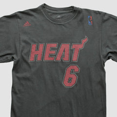 Miami Heat 2010s T-shirt - Charcoal Vintage outlet