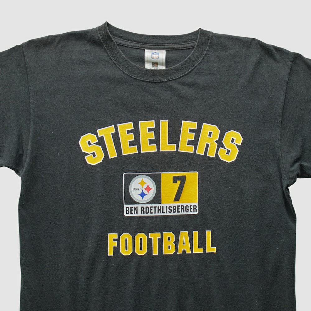 Pittsburgh Steelers 2000s T-shirt - Black Vintage for sale